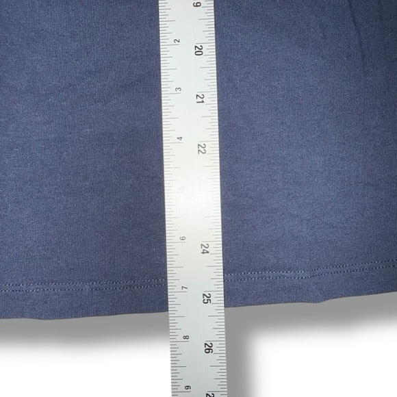 NIC+ZOE Ruffle Around Mixed Media Tank - 1X Navy - Picture 12 of 14